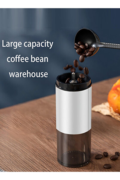 X SPRING Manual Ceramic Burr Coffee Grinder - Espresso Compatible, Hand Crank (Black)