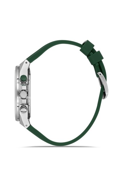 JACK LORANCE Jls04239S.03 Green & Silver Steel Men's Wristwatch