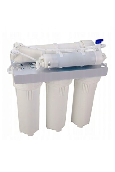 Optim Solution Φίλτρο νερού, 5-βαθμιδωτό σύστημα αντίστροφης όσμωσης + ιονιστή βρύσης, 3600 L, 365×126×380 mm, λευκό