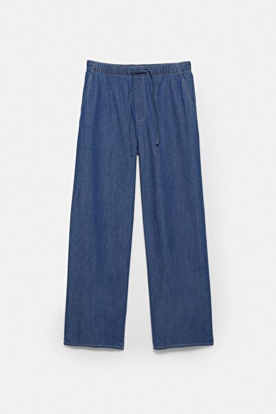 Pull & Bear Flowing jeans with elasticated waist