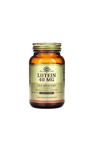 Solgar Lutein 40mg 30 Softgels -