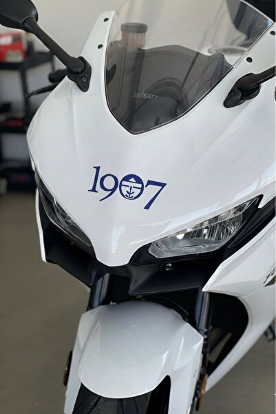 Yalıgraf Reklam Tabela Fenerbahçe 1907 Lacivert Motor Sticker 18x8 Fenerbahçe...