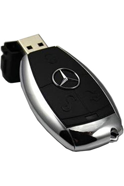 Mercedes Benz Mercedes‑Benz 8GB USB Flash Drive (Car Key Design, Black/Silver)