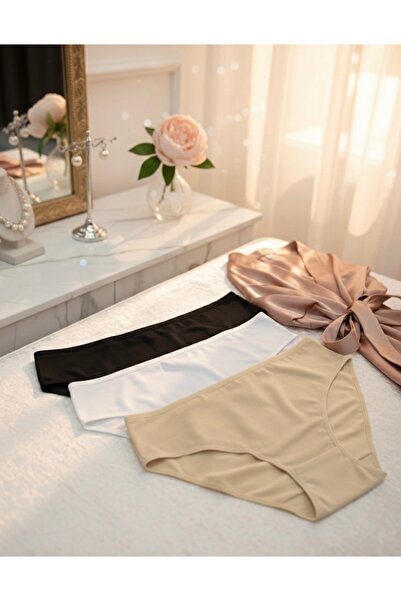 VICTOLA LINGERIE سراويل داخلية نسائية قطنية بيكيني 3 قطع