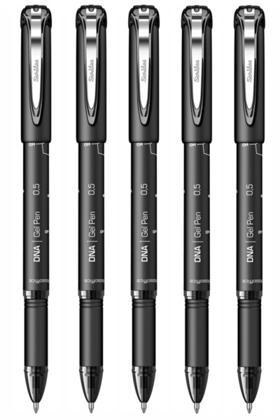 Artlantis Siyah Pilot Kalem DNA Gel Pen 5 Adet Scrikss Pilot Kalem 0.7 mm Rol...