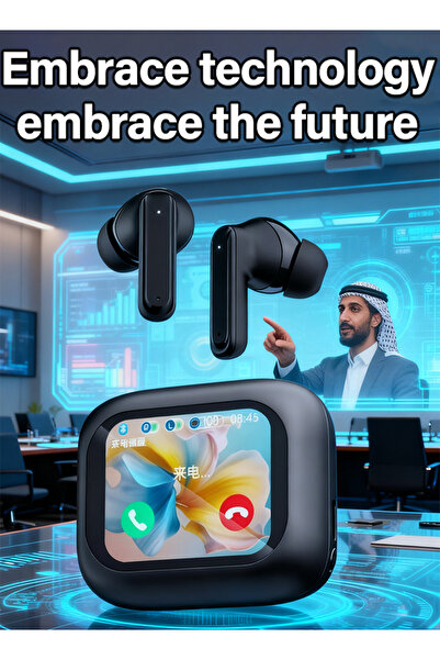 Generic Touchscreen ANC Earbuds – Real-Time Translation & Wireless Connectivity for Travelers