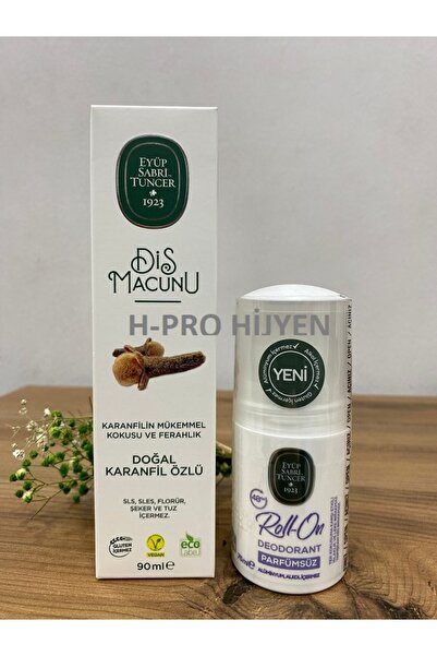 Eyüp Sabri Tuncer VEGAN VE GLUTENSİZ İKİLİ, KARANFİL DİŞ MACUNU VE ROLL ON