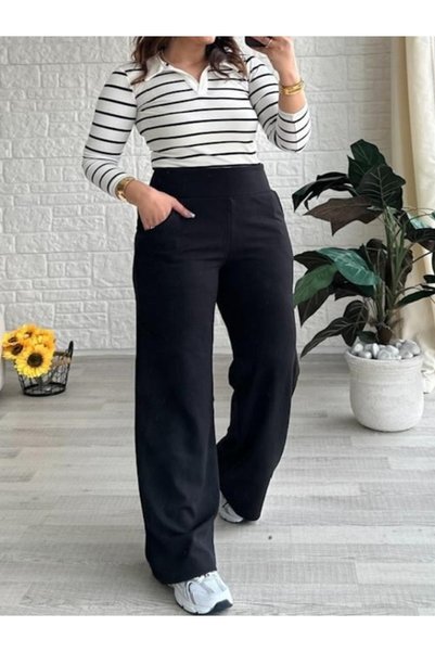 MİRVE BUTİK Corselet Belt Pants