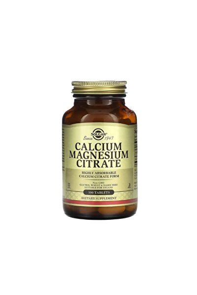 Solgar Calcium Magnesium Citrate 100 tablete -
