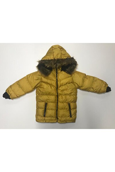 Baby Slon Kids Clup Kışlık fermuarlı kapüşonlu polar astarlı çift cepli su ve...
