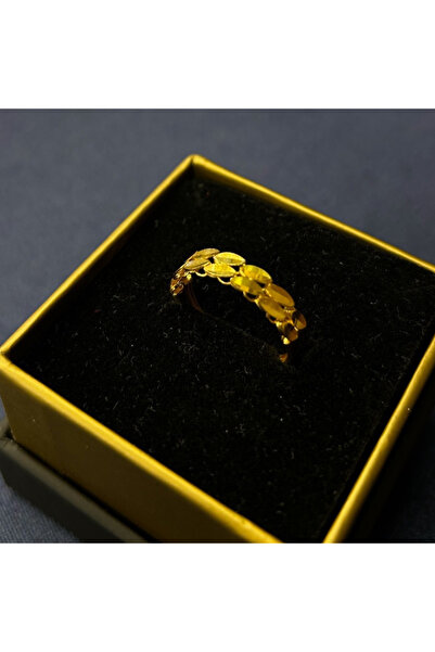 K KAPLAN GOLD 14 Ayar Başak Modeli Altın Yüzük