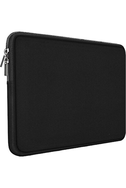 Sarphia Store CoolSmile neoprene laptop/tablet sleeve, splash-resistant, black, 15.6 inch