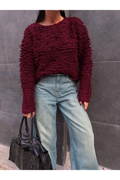 Cistern İstanbul Women's Plush Tassel Sweater