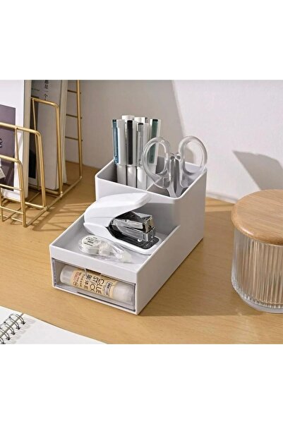origa Office Single Drawer Multi-Purpose Organizer with Compartments - Office Pen Holder Makeup Organizer