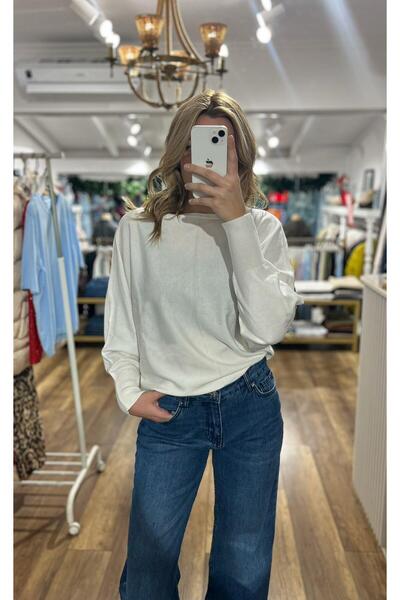 Vals BİSİKLET YAKA YARASA KOL İNCE KAZAK