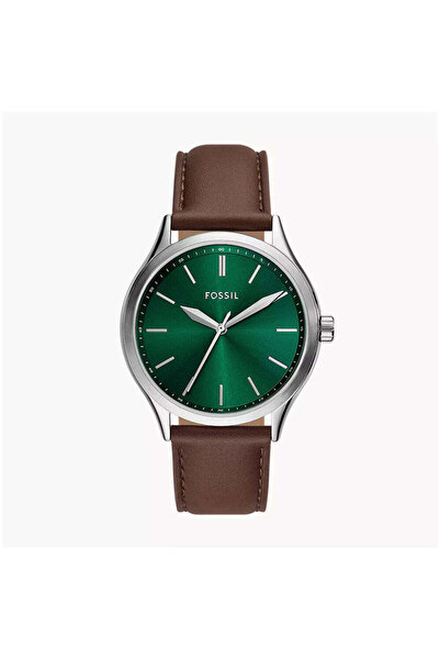 Fossil Fenmore Three-Hand Brown Leather Watch BQ2864