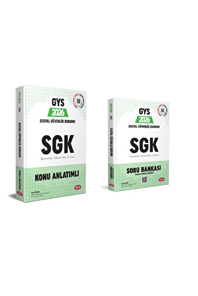 Data Yayınları Sosyal Güvenlik Kurumu SGK GYS Konu Anlatımlı+Soru Bankası 202...