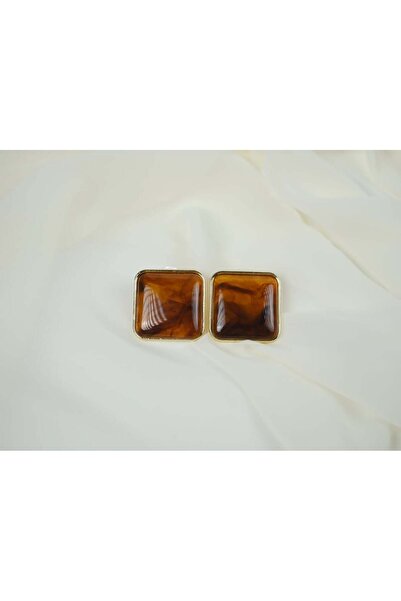 ATELİER TUĞBA Bkp033 Gold Frame with Tortoise Pattern