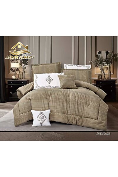 Afkar Albayet Jacquard 8-piece Double Bedspread - Excellent