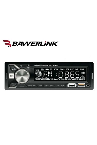 Bawerlink BW6302 Bluetooth Oto Teyp | Çift USB Girişli | 4x60W Amfi Çıkışlı |...
