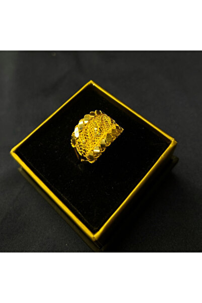 K KAPLAN GOLD 14 Ayar Başak Modeli Altın Yüzük