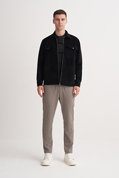 Cazador Regular Fit Kadife Yan Cepli Overshirt Gömlek
