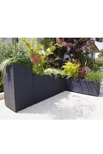 Stone Jardinieră dreptunghiulară mare antracit 99,5x39,5x43,5 cm