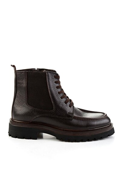 Bambi Kahve Hakiki Deri Erkek Bot & Bootie E02401070240