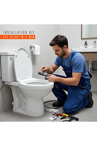 Aishini Premium ssv5.0 Handheld Bidet Sprayer Kit for Toilet (Grey)