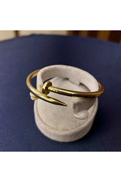 K KAPLAN GOLD 14 Ayar Klasik Çivi Modeli Altın Kelepçe