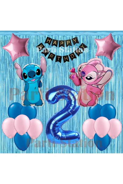 Parti Station مجموعة حفلات عيد الميلاد ليلو وستيتش وأنجل لعمر سنتين، مجموعة ب...