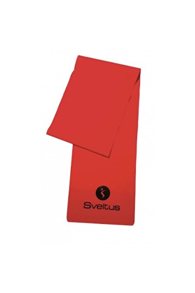 Sveltus Bandă de antrenament din latex roșie, rezistentă la 1,2 m -