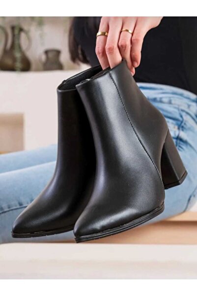 Milano Leather boots with heels