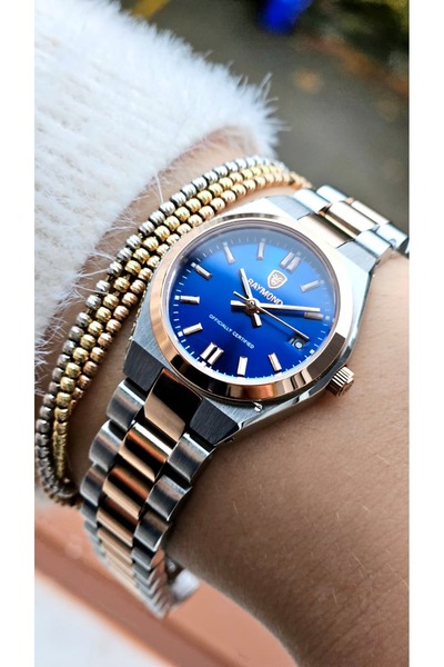 Raymond Rym-611189 Retro Quartz Women's Watch - 2 Years Warranty Ipr-Bl