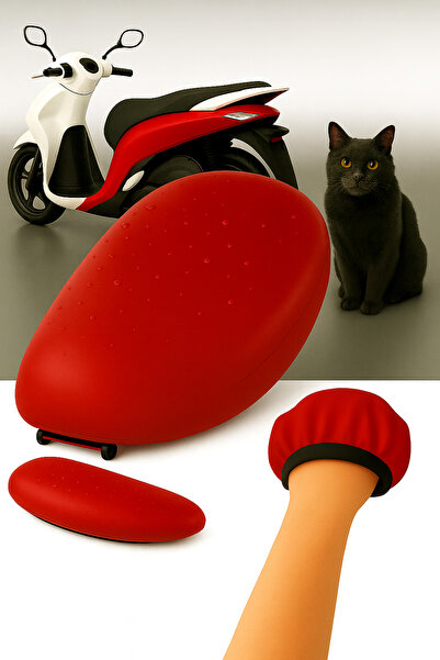 lawrenceshop Husa scaunului PCX COMPATIBILĂ CU TOȚI ANII IMPERMEABIL roșu Imp...