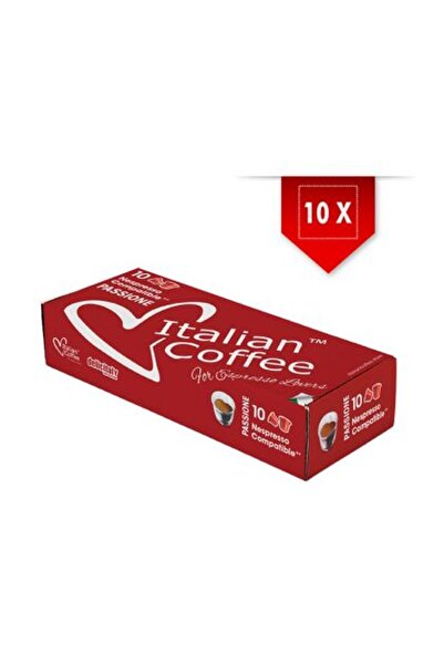 Italian Coffee 100 capsule Passione compatibile cu Nespresso