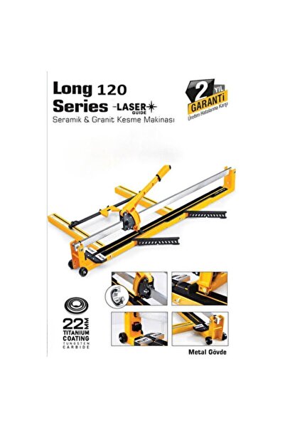 SGS SGS111 Long 120 Lazerli Seramik Granit Fayans Kesme Makinesi 1200 mm