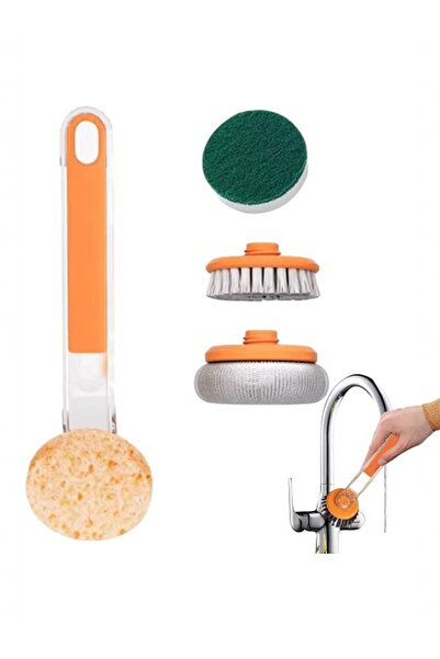 Mansura 5 Piece Kitchen Dish Cleaning Set - Dish Sponge, Wire, Brush and Scra...