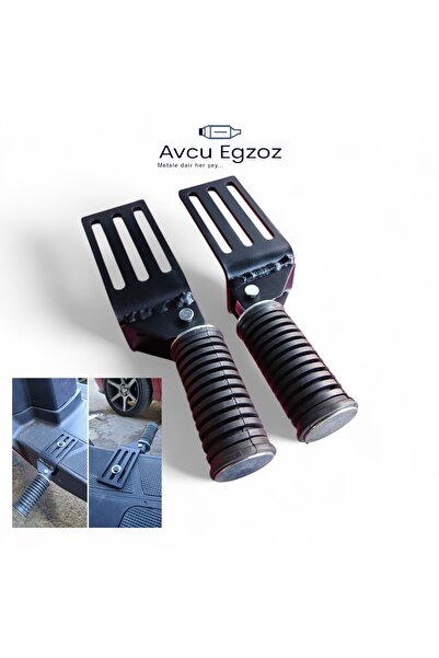 Avcu Egzoz Katlanabilir Scooter İçin Basamak Metal 2 Adet