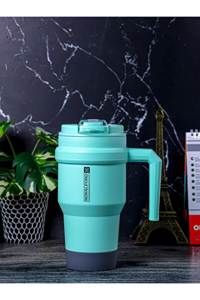 ROYALFORD كوب مفرغ من الهواء من الفولاذ المقاوم للصدأ بجدار مزدوج، سعة 1000 م...