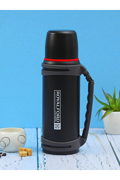 ROYALFORD زجاجة سفر مفرغة من الفولاذ المقاوم للصدأ، سعة 1.40 لتر RF10456