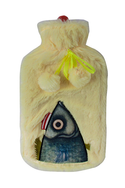 Biggdesign Pistachio Plush Hot Water Bag Yellow