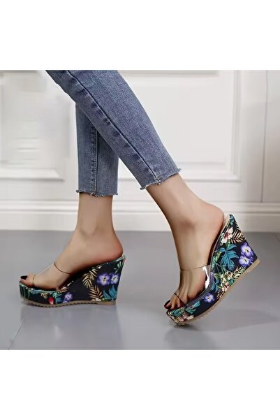 FASHION صنادل نسائية سهلة الارتداء بتصميم زهور ديزرت لوكس