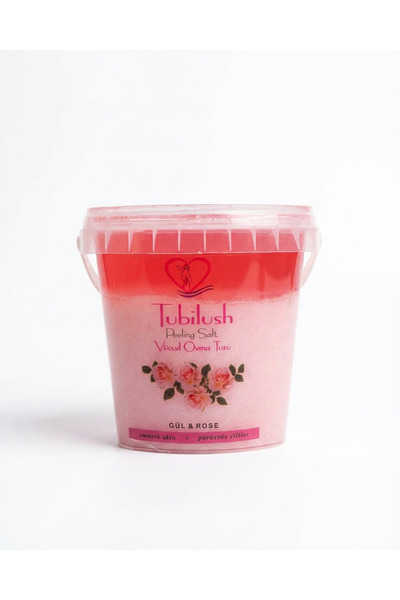 Taşhan Çarşı Tubilush Gül & Rose Peeling Salt - Vücut Ovma Tuzu - Pürüzsüz Ci...