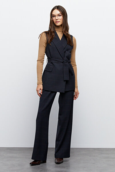 urban focus Kuşaklı Ekose Yelek