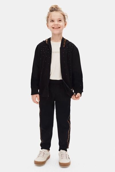 NK Copii 39500 ECHO CARDIGAN CU FERMOAR NEGRU 4/8