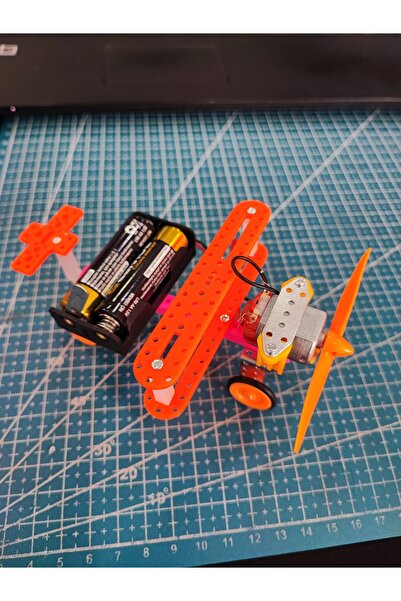 OEM Rüzgar Enerjili Oyuncak Uçak STEM (Demonte)