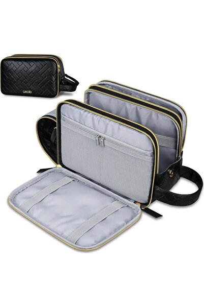 Lacdo Toiletry Bag for Men, Travel Toiletry Organizer Dopp Kit