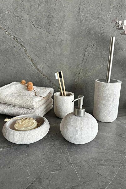 Prima Nova Primanova Bella Vita Bathroom Set 4 Pieces - Beige