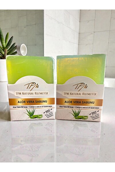 Tpm Boxed Aloe Vera Natural Hair and Body Soap 2 Pieces 300 Grams